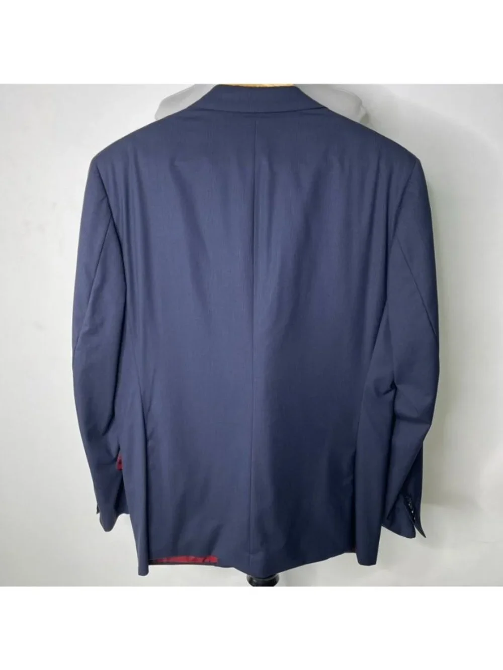 ISAIA Napoli Men's Navy Blue Wool Blazer Sport Coat Jacket Italy Size 50 / 40R